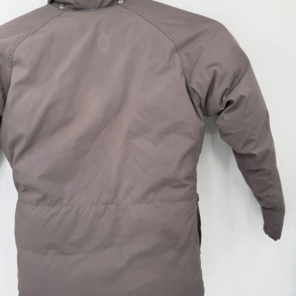 The North Face Puffer Jacket Mens S Brown Vintage No Hood Goose Down USA Made